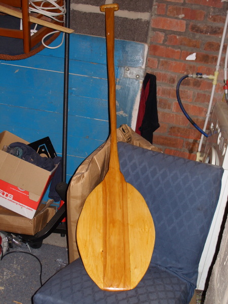 finished paddle